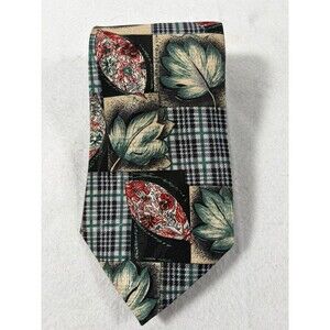 Wembley Springtime Floral Tie Made In USA 100% Polyester